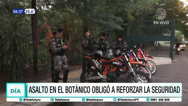 Asalto en el Botánico obligó a reforzar la seguridad