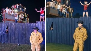 Lalo vibes en Encarnación: Doñita se robó el show con los pasos prohibidos