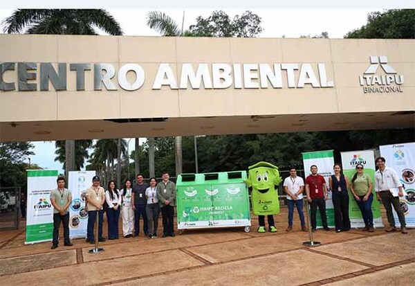 Itaipú habilita nuevos puntos de reciclaje en Hernandarias y su área de influencia | DIARIO PRIMERA PLANA