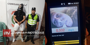 TRAS PERSECUCIÓN APREHENDEN A CONDUCTOR ALCOHOLIZADO