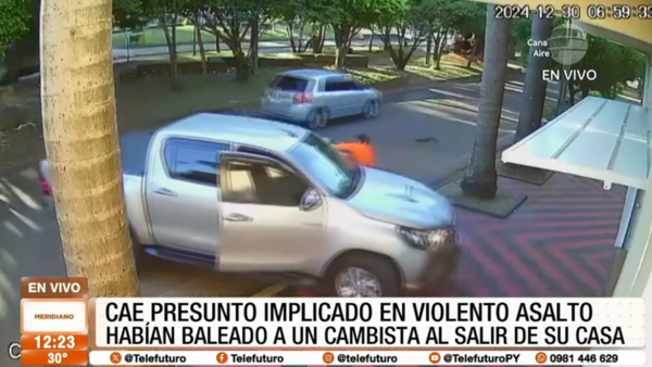 Detuvieron a presunto implicado en violento asalto