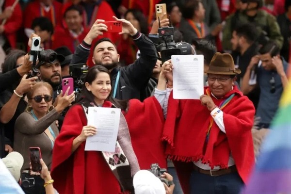 Indígenas se alían a la izquierdista Luisa González para el balotaje ante Noboa en Ecuador - ADN Digital