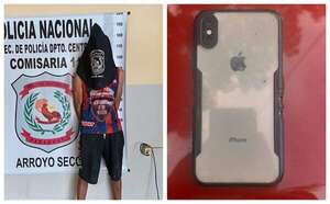 Hombre amenazó con una botella rota para robar un celular en Villa Elisa - Policiales - ABC Color