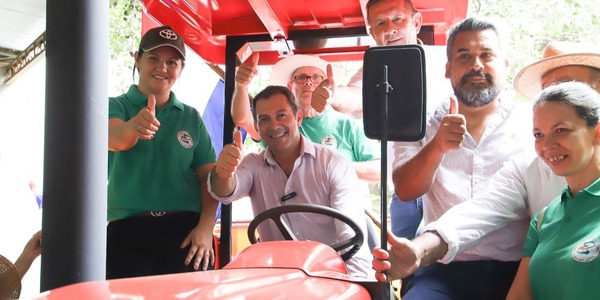 Guajayví celebra la llegada de más tecnología que llevará la agricultura familiar a otro nivel • PARAGUAY TV