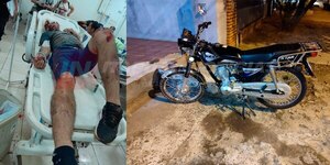 HURTÓ UNA MOTO Y TERMINÓ ACCIDENTÁNDOSE