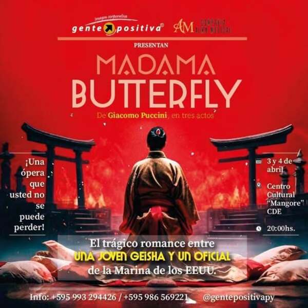 MADAME BUTTERFLY, PRIMERA ÓPERA EN CDE