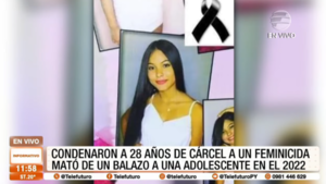 Tribunal condenó a un feminicida a 28 años de cárcel