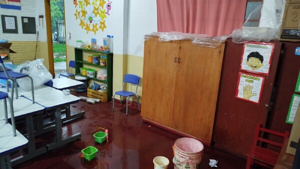 Misiones: Docente denuncia peligro de derrumbe y goteras en aula