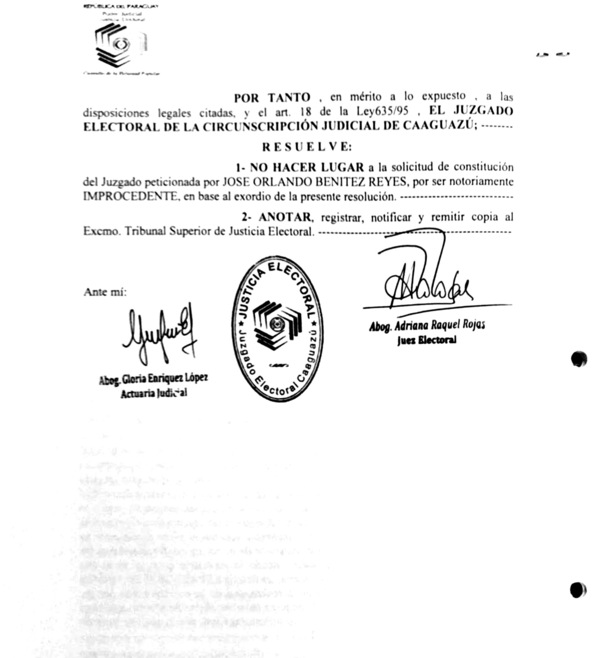 Rechazan pedido de José Benítez y se reconfirma a Enzo González - La Clave