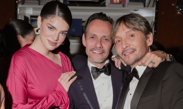 ¡Farra top! Nadia Ferreira y Marc, en la fiesta de cumple de David Beckham