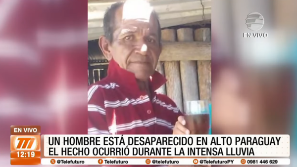Hombre desapareció en la zona de Alto Paraguay