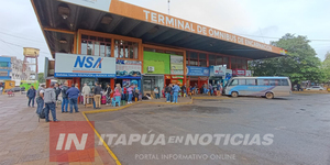 TRABAJADORES INDIGNADOS POR EL ESTADO CRÍTICO DE LA TERMINAL DE ENCARNACIÓN