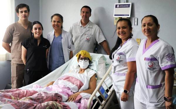 Trasplante: Paciente recibe alta médica •