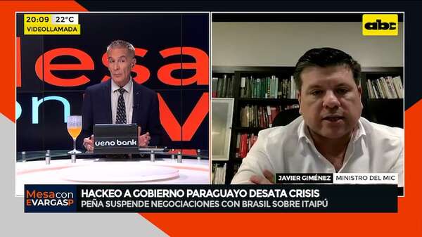 “No hay ninguna condición para sentarnos a negociar”: ministro sobre hackeo de Brasil - Mesa de Periodistas - ABC Color