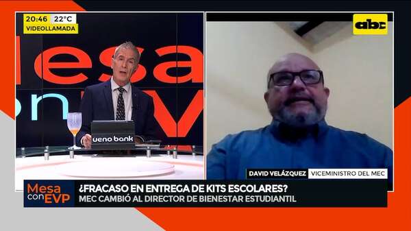 ¿Fracaso en entrega de kits escolares?: esto dice el viceministro de Educación Básica - Mesa de Periodistas - ABC Color