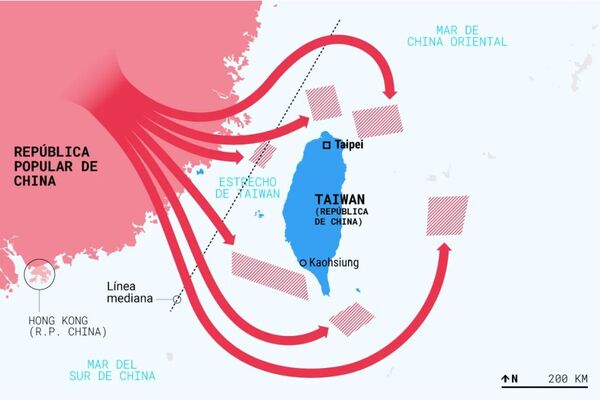 Escala la tensión en Taiwán con nuevos ejercicios militares de China