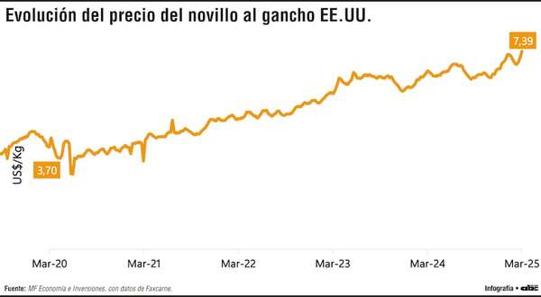 Escasez de carne en EE.UU.: cómo la crisis ganadera podría reconfigurar el mercado - Economía - ABC Color