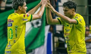 Franco, Horqueta, Oviedo y Amambay en la final del Nacional de fútbol de salón