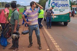 Fallece motociclista que se accidentó en Minga Guazú