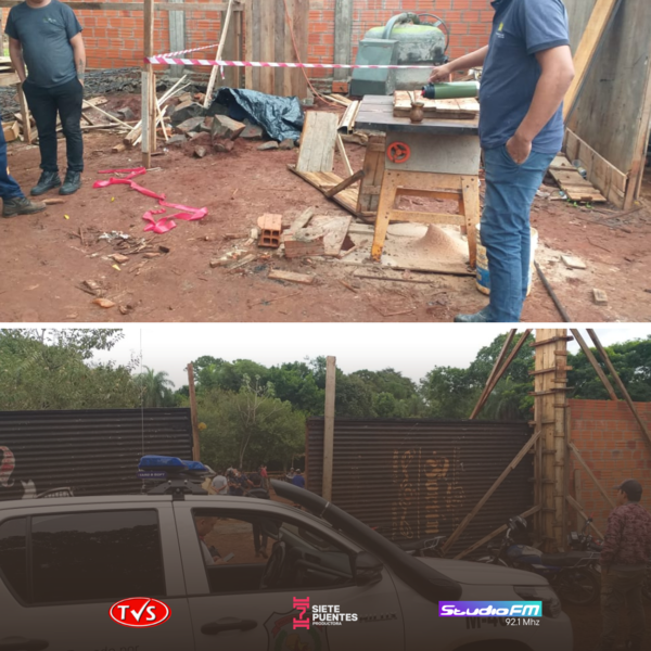 TRÁGICO ROBO EN OBRA EN CONSTRUCCIÓN DEJA UN MUERTO Y UN HERIDO EN ENCARNACIÓN - TVS