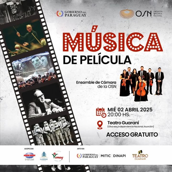 Sinfónica Nacional inicia nuevo ciclo de conciertos en el Teatro del Hotel Guaraní - .::Agencia IP::.
