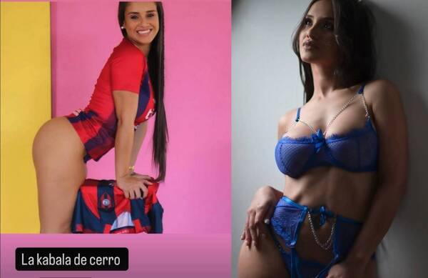 ¡Funcionó la cábala! Pamela se mostró en redes con la camiseta del Ciclón y el equipo goleó