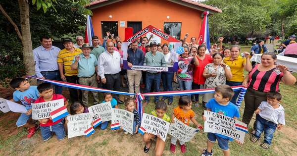 La Nación / San Pedro: Muvh entregó llaves de la casa propia a 67 familias