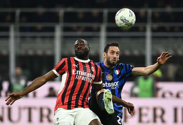 AC Milan e Inter empatan 1-1 en la ida semifinal de Copa de Italia - Fútbol Internacional - ABC Color