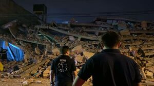 Se derrumba un edificio en construcción en Encarnación