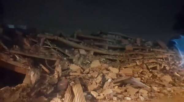 Video: impactante derrumbe de un edificio en construcción en Encarnación - Nacionales - ABC Color