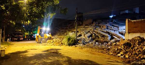 Colapsó edificio de ocho pisos en Encarnación