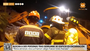 Adolescente desaparecida tras derrumbe de edificio en Encarnación: “Se escucharon sonidos bajo los escombros”