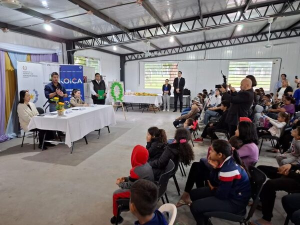 Inauguran “Espacio de Actividad Móvil” para niños y adolescentes en el Bañado Tacumbú