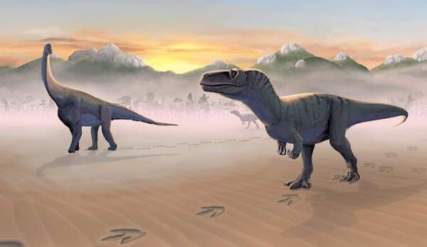 Dinosaurios: huellas confirmarían que proto-T. Rex convivían con herbívoros en Escocia - Ciencia - ABC Color