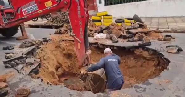 Diario HOY | Cierre indefinido en el barrio San Vicente por hundimiento de calle