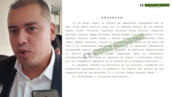 Juez rechazó reposición contra fijación de preliminar en causa a Miguel Prieto, al considerarla improcedente y dilatoria