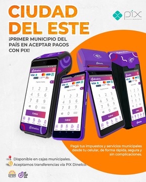 Municipalidad de Ciudad del Este implementa pagos a través de Pix - La Clave