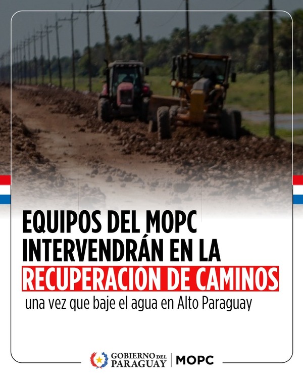 Lluvias intensas en el Chaco paraguayo agravan el aislamiento de comunidades y dificultan obras viales