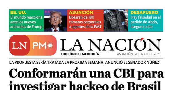 La Nación / LN PM: edición del 3 de abril