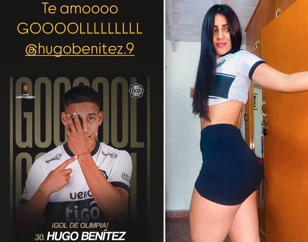Su apoyo sirvió, pero… Festejó el golazo de su “churri” con un “te amo”, más allá que todo acabó mal
