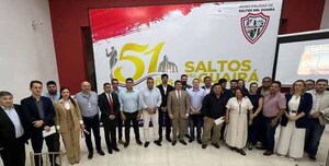 Realizan reunión de anteproyecto del puente que unirá Saltos del Guairá y Guaira. | DIARIO PRIMERA PLANA