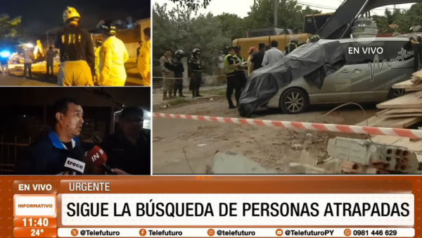 Habló el guardia que se salvó de milagro del derrumbe en Encarnación