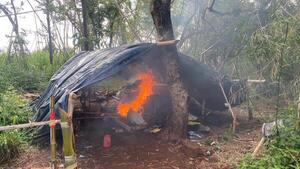 Fuerte redada antidrogas en Amambay deja pérdidas importantes a marihuaneros