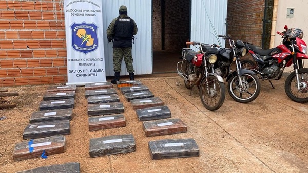 Incautan 203 kilos de marihuana y ordenan detención de responsables