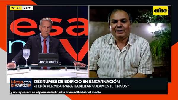 Video: concejal dice que una serie de “negligencias” fue lo que causó el derrumbe del edificio - Mesa de Periodistas - ABC Color