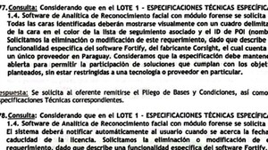 Con denuncias sigue pedido para equipos de escuchas