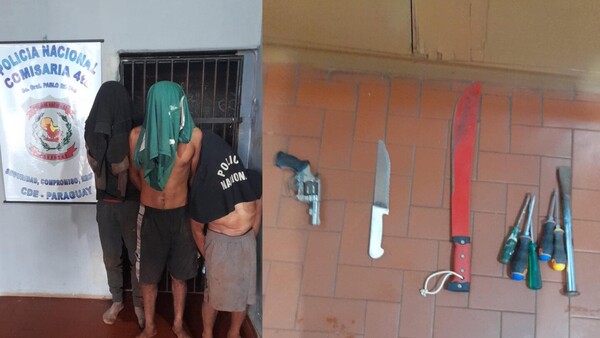Vecinos ataron por un poste a un delincuente