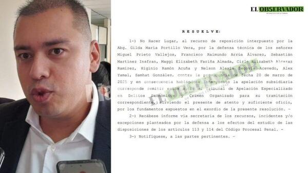 Por improcedente y dilatoria, Juez rechaza chicana, y Prieto debe ir a audiencia preliminar este viernes – Diario TNPRESS