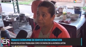 Feriantes de la avda. Japón conmocionados por trágico derrumbe de edificio en Encarnación