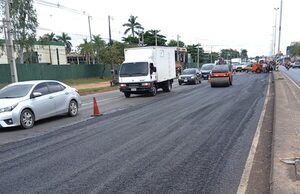 Desarrollan trabajos viales para mejorar la transitabilidad de la ruta PY03 - .::Agencia IP::.